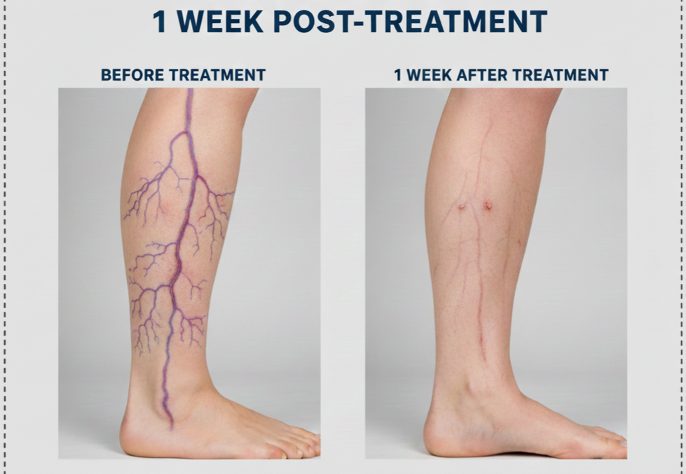 Sclerotherapy After 1 Week
