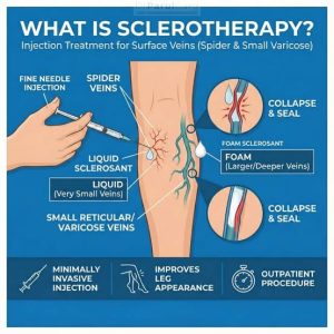 Sclerotherapy vs. Laser Vein